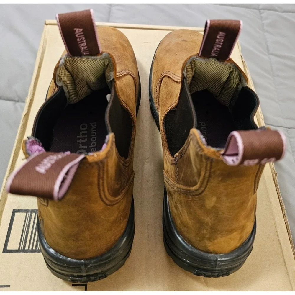 Steel Blue® (Women's 8) Hobart™ PR Met-Guard Pull-On Steel-Toe Work Boots - $220